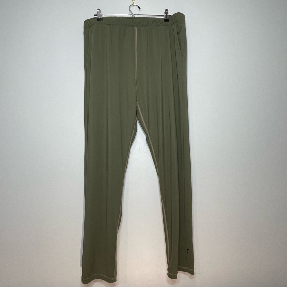 ZYIA Men's Lightweight Active Pants Olive Green Nylon Stretch Size XXL